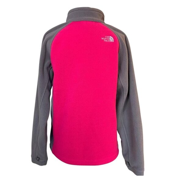 The North Face Women's Full Zip Fleece Jacket in Pink Gray Size Large - Picture 4 of 8